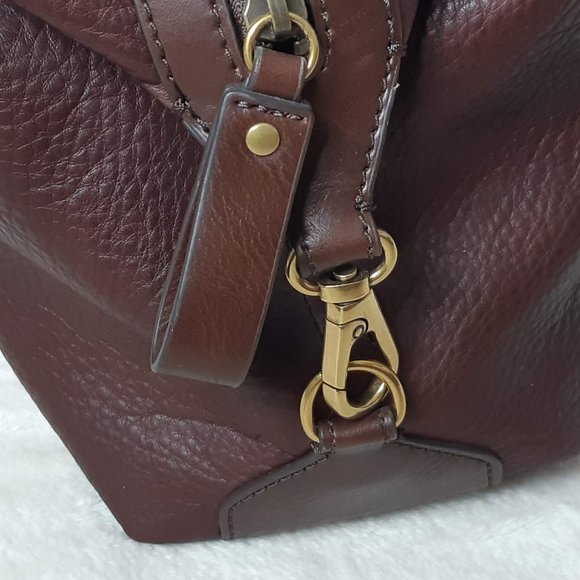 Fossil | Brand New ⭐️Brown Charley Leather Satchel - Picture 7 of 7